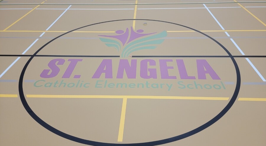 St Angela Gymnasium Floor